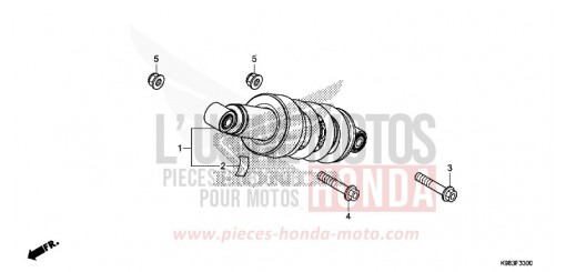 REAR CUSHION CBF125NAJ de 2018